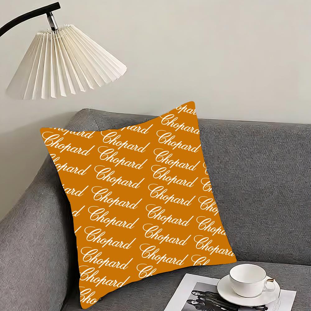 Chopard Cushion Cover Reversible Plush Pillow Cover – For car, sofa, bedroom, perfect as a gift.