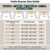 1Pcs Cotton Linen Table Runner Farmhouse Rustic 30x120cm 30x160cm Tablerunner with Tassels Cream Brown Macrame Burlap