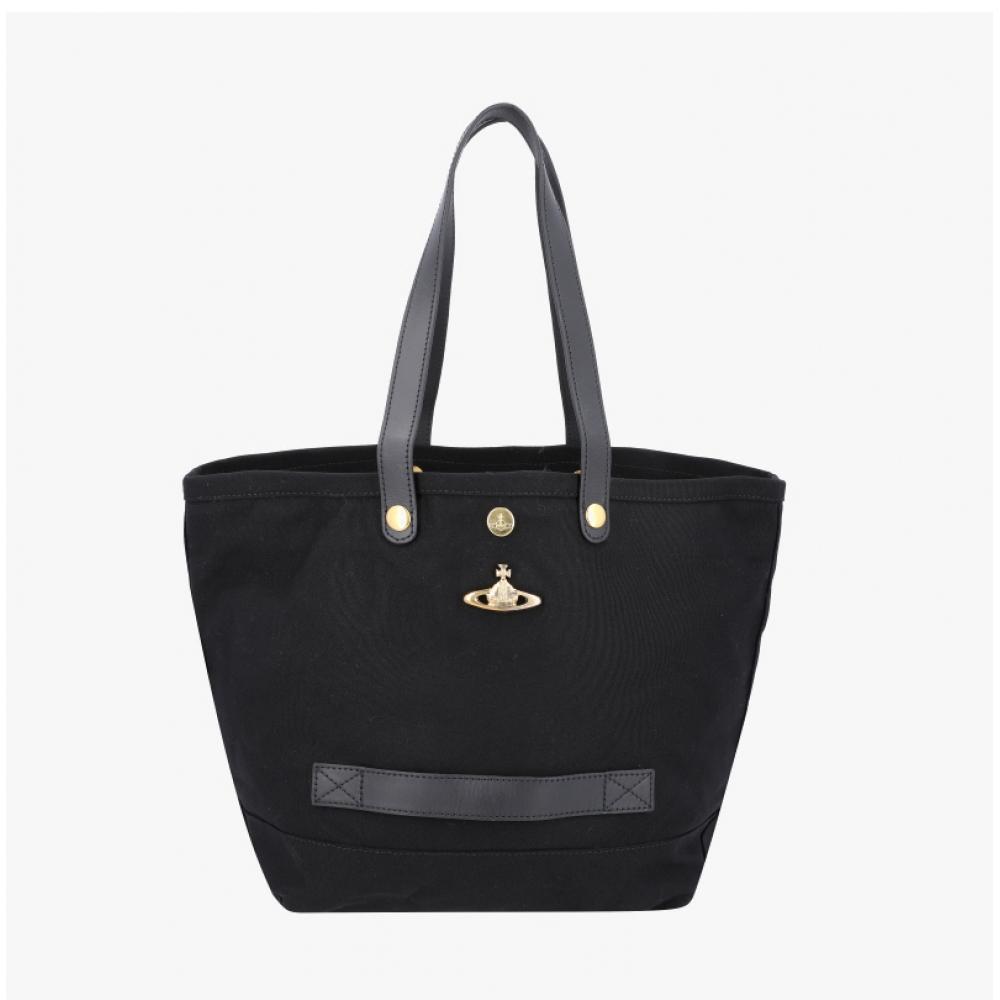 Vivienne Westwood Small Canvas Utility Shopper Tote Bag 4205007nu W01cj N401