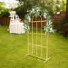 Metal Arch Backdrop Stand Gold Wedding Arch Stand 100*50*200cm Square Arched Frame for Birthday Party Graduation Ceremony Decor