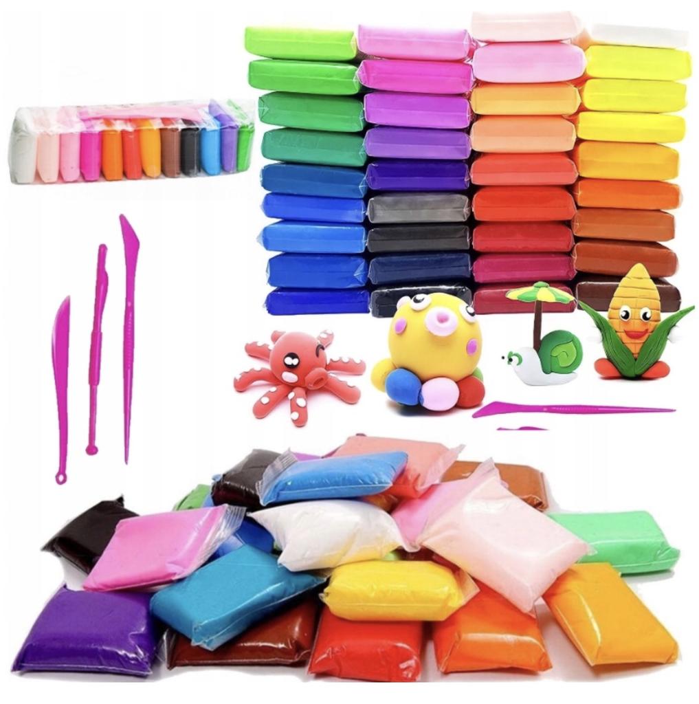 Magic Foam Dough 36 Colors Plasticine Modeling Clay Set