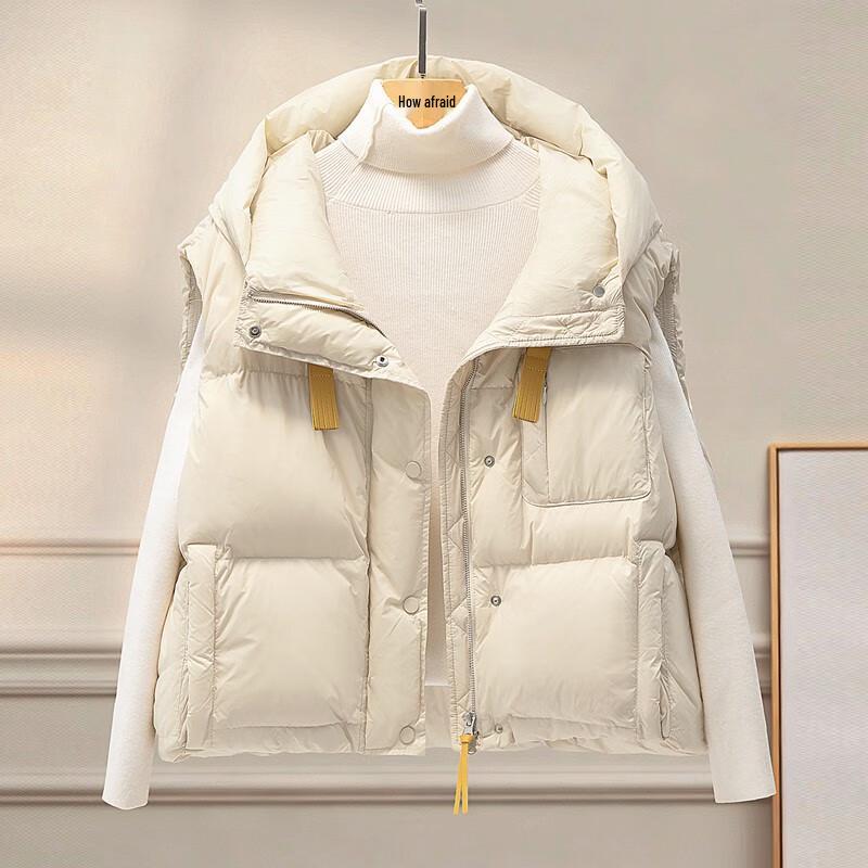 Sibaishe Damen Kapuzen Daunenweste