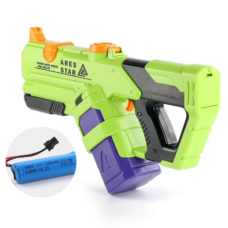 Children'S Manual Electric Continuous Fire Water Gun 2-In-1 Usb Charging Pumping Long-Range Water Outdoor Gun Water Toy