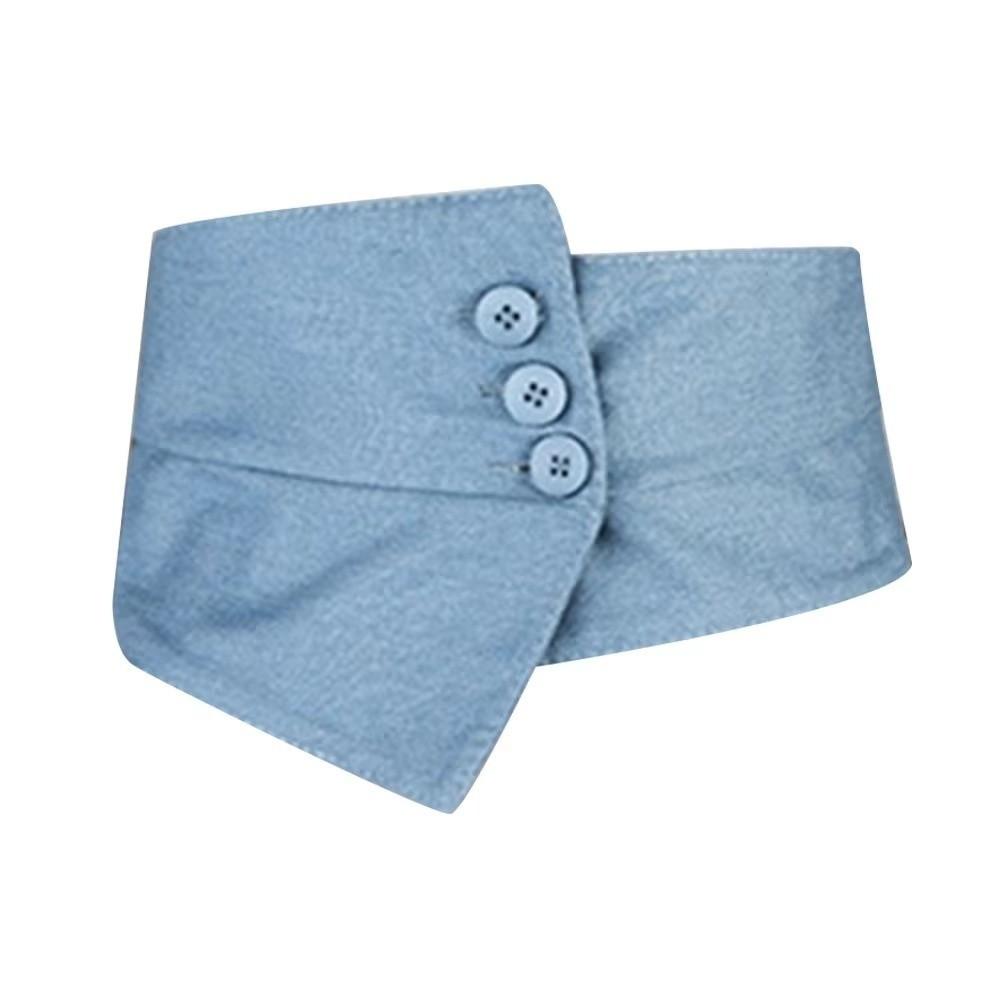 Cloth Wide Cummerbunds Button Western Cowboy Belt Gothic Wide Belt  Dress