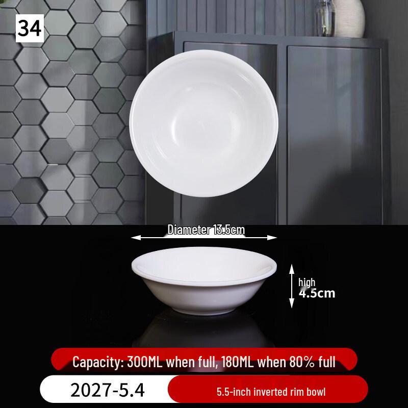Melamine Soup and Rice Bowl