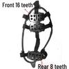 ZS Tactical Outdoor Sports 24-Tooth Ice Cleats: Non-Slip Shoe Chains for Mountaineering and Snow