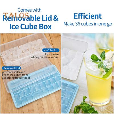 Ice Ball Maker Food Grade Wear Resistant Stackable Unique 44 Grids Prevent Odor Ice Tray Mold for Bar
