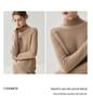 2026 Autumn/Winter Women's Cashmere High Neck Saddle Shoulder Knit Sweater