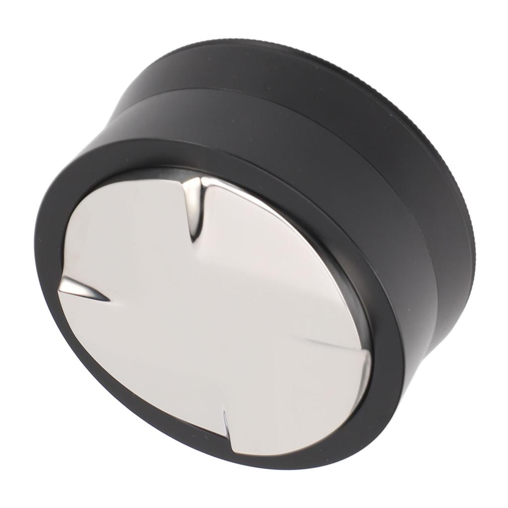 Coffee Distributor with Visible Marking Stainless Steel 4 Leaf Spiral Gravity Adaptive Coffee Distributor for 51mm Coffee Portafilter