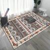 Retro Bohemian Style Carpet Home Large Area Anti Slip Sofa Coffee Table Decoration Carpet