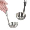 Outdoor Camping Colander/Soup Ladle Stainless Steel Tableware Foldable Spoon