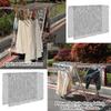 Rain Cover for Floor-standing Clothes Drying Rack Shield Garment From Sunlight Waterproof Supplies for Lingerie Sheet Coat Pants