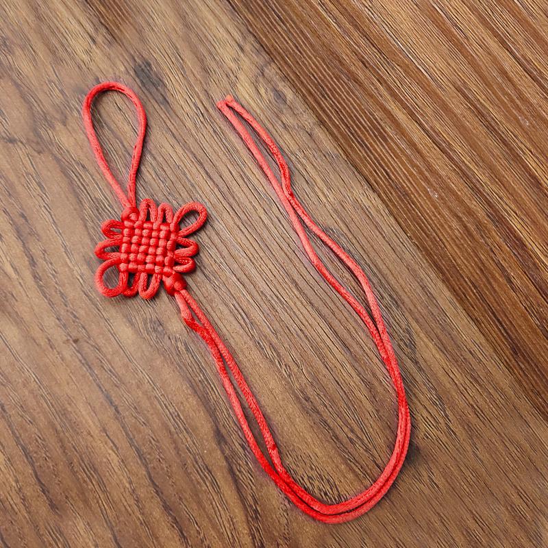 Pendente con Nappa a Nodo Cinese di Buon Auspicio a 6 Piastre Decorazione per la Casa