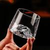Crystal Glass Whiskey Cup, Japanese Liquor Glass, Clear Iceberg Glass, Suitable for Vodka, Liqueur, Tequila, Shochu, Cocktail