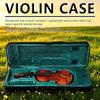 Oxford Fabric Violin Carry Transport Case With Shockproof Padding And Adjustable Shoulder Strap For 1/4 To 4/4 Violins