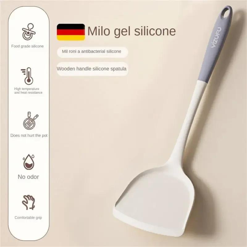 Silicone Spatula Spatula Non-stick Pan Special High Temperature Resistant Household Cooking Spoon Food Grade Kitchenware Set