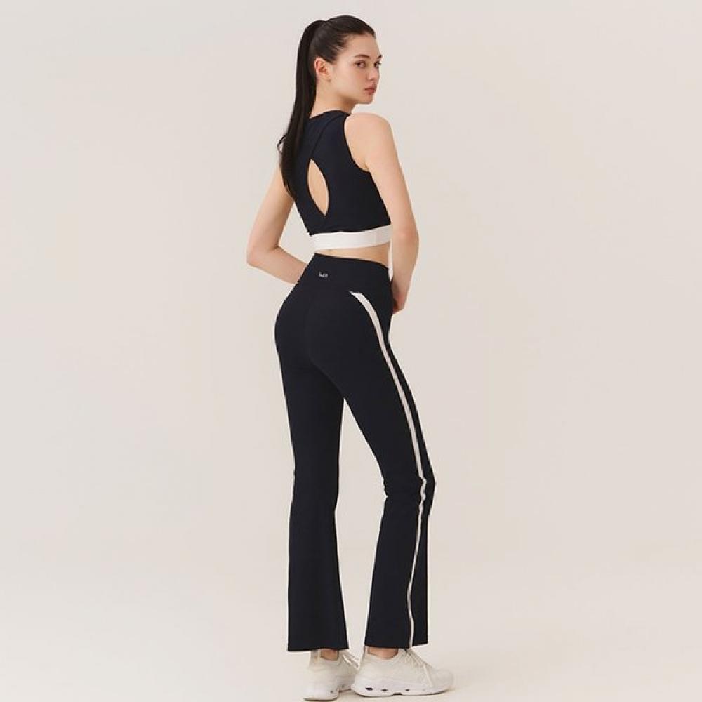 

Huit Contrast Bootcut Leggings Long Ver. Htwle5k51t BK/S