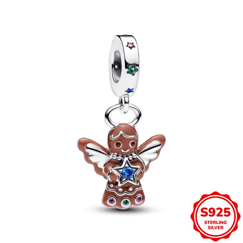 New In Original Butterfly Pendant Charm Beads Fits 3Mm Bracelets Necklace For Women Luxury Diy Jewelry Making Gift