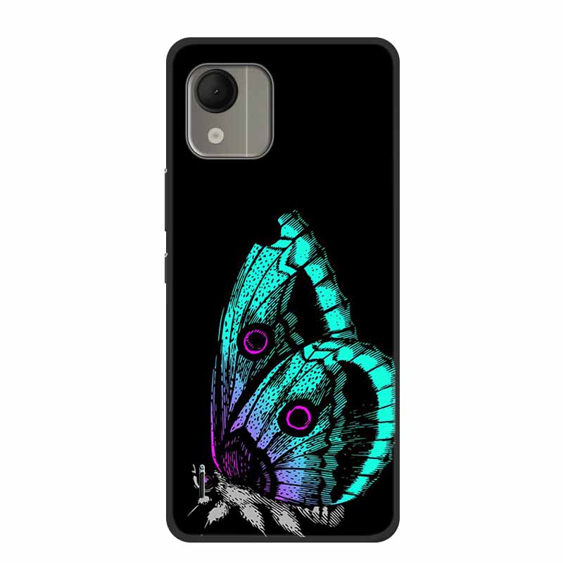 For Nokia C110 4G Case Luxury Silicone Back Cover for NokiaC110 Phone Coque C110 2023 Protector Shockproof Colorful Capas Bumper