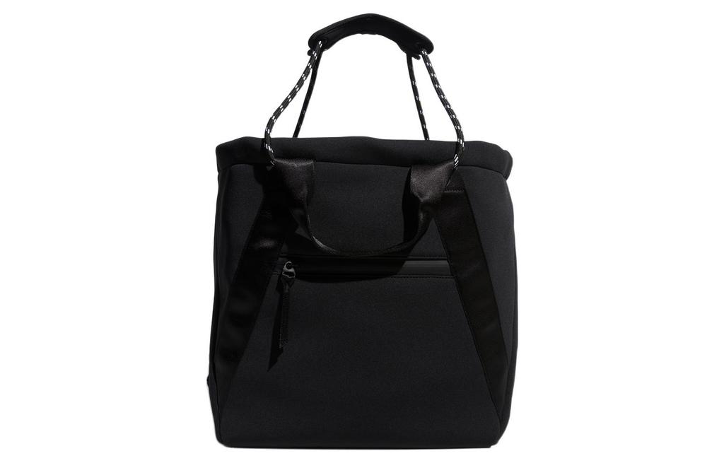 Adidas Polyester Tote Bag, Shopping Bag, Shoulder Bag, Handbag Regular Unisex Black H64755