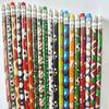 2026 Multi-Sport Ball Pattern Wooden Pencil Set: Football, Basketball, Rugby, Tennis, Bowling, etc.