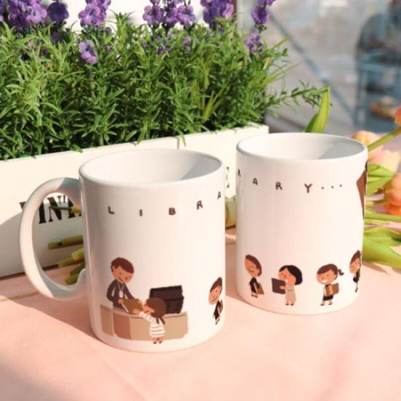 pd714-Design Mug 2p-Book Rental Line