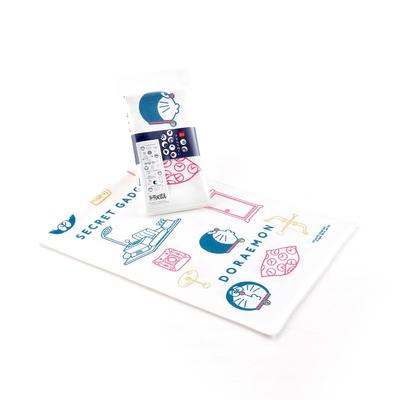 Museu da Toalha Tenugui Feito em 34 x Toalha Espalhada Doraemon, Japão, 100% Algodão, Aprox.. 90cm, Padrão, Azul, 21-2412120