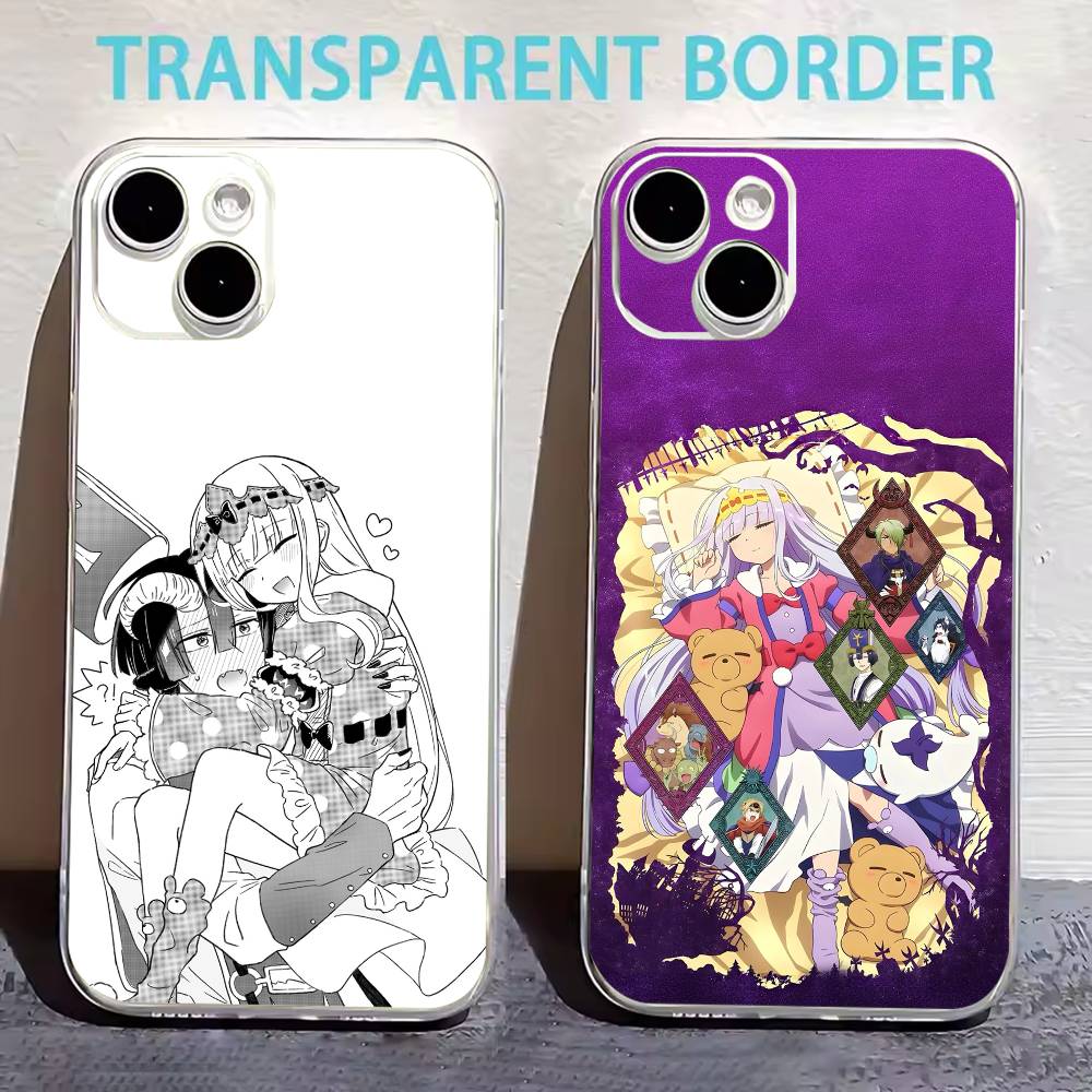 Sleepy Demon C-Castle Phone Case For iPhone17,16,15,14,13,12,11 Plus,Pro Max Soft Transparent Cover