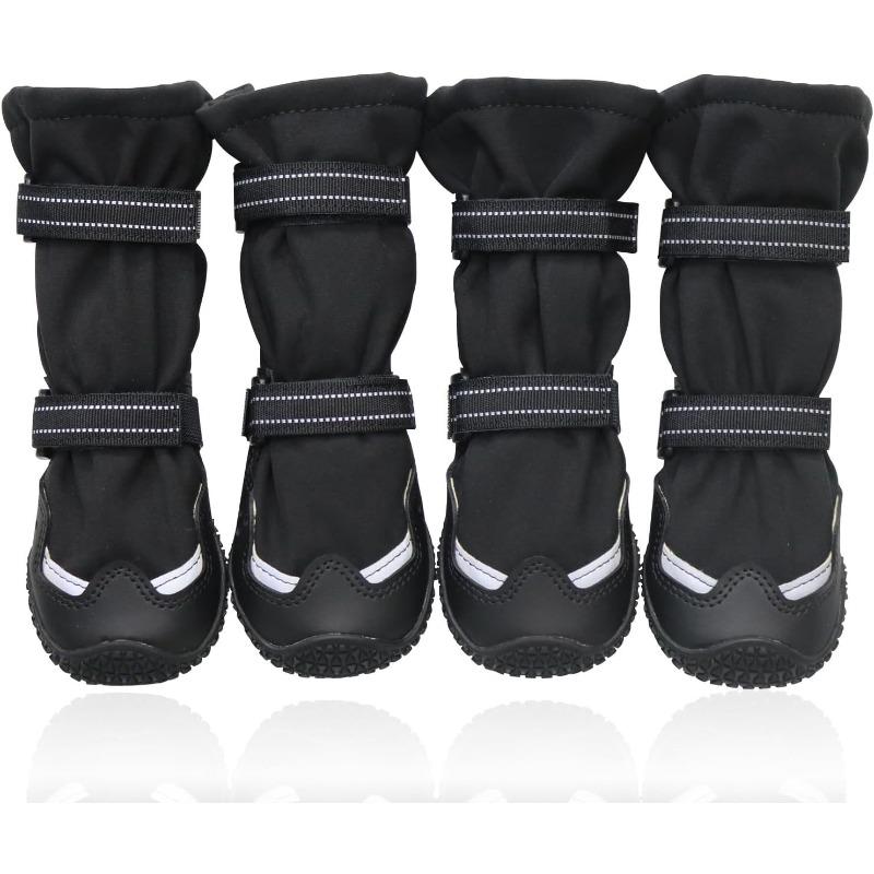 Non-slip Dog Shoes with Comfortable and Safe Paw Protectors, Suitable for Walking, Hiking, and Winter Travel