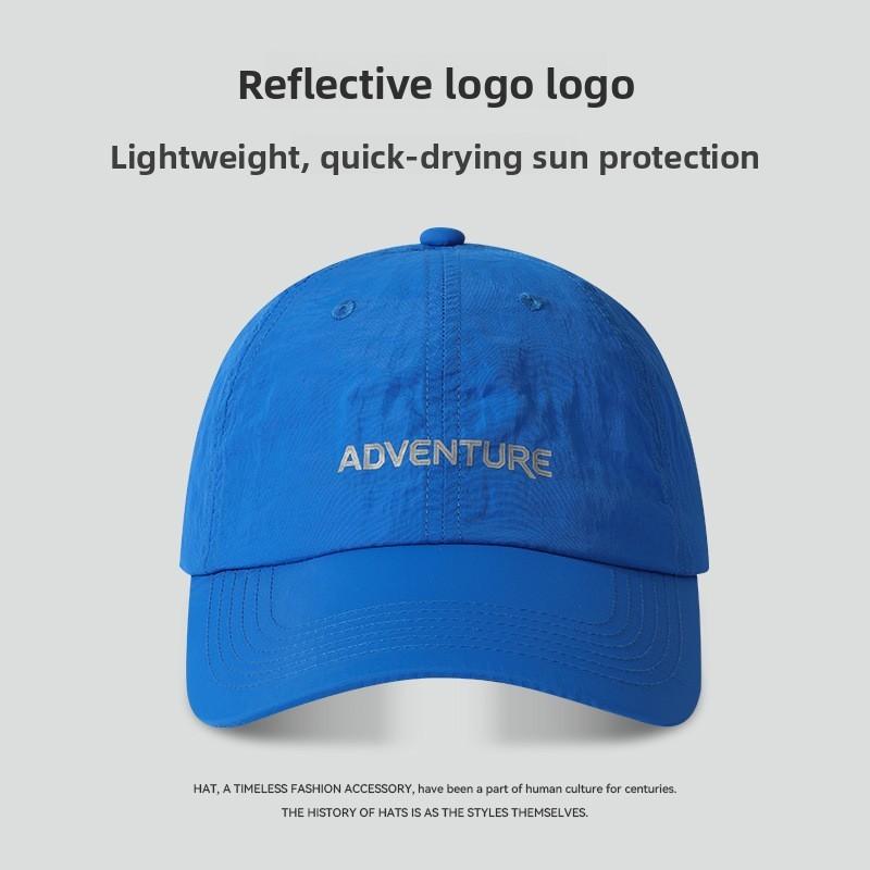 Spring Summer Unisex Polyester Breathable Adjustable Sports Baseball Cap For Outdoor Hiking And Sun Protection
