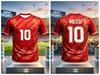 2026 Estate Messi #10 Maglia da Calcio Traspirante Asciugatura Rapida Argentina Bambino Abbigliamento Sportivo Casuale Allenamento Uniforme da Tifoso Maglietta