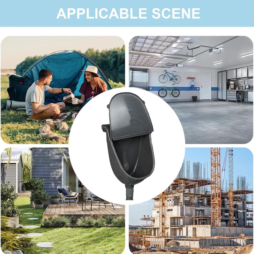 Wall Urinal For Men Wall Mounted Bathroom Washout Urinal Spill Proof Flushing Urine Diverter With Hose Bathroom Toilet For