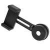 2 Pcs Durable Plastic Telescope Phone Adapter Lightweight Black Digiscoping Mount Phone Mount Holder Spotting Scope