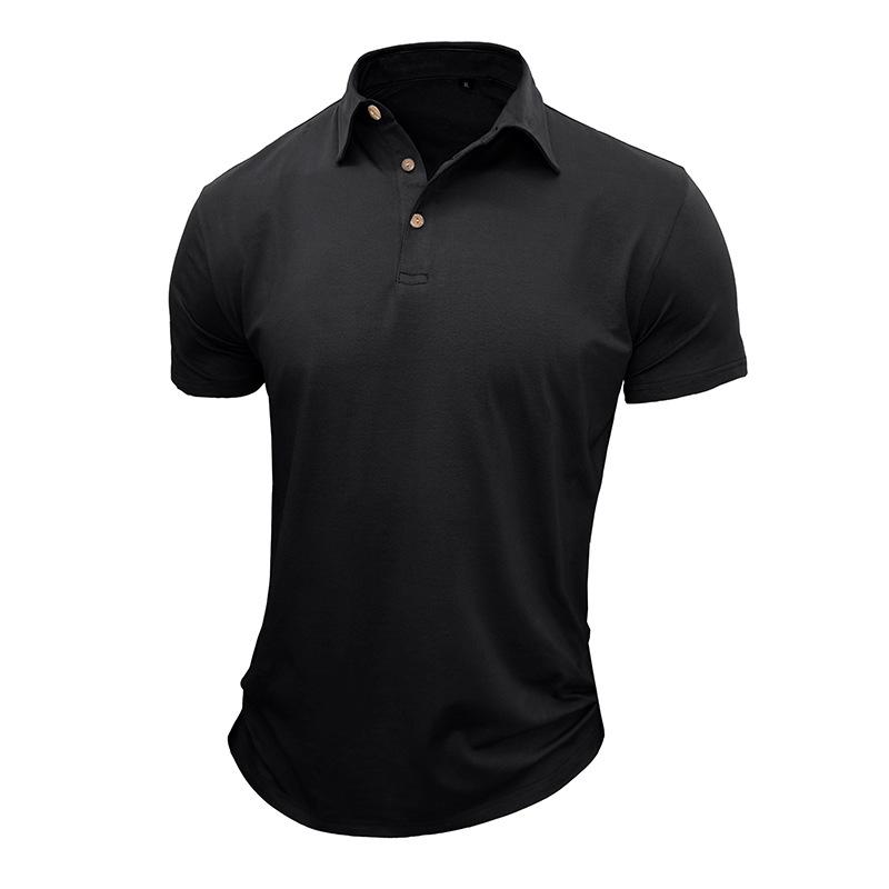 Men’s Short Sleeve Solid Polo Shirt
