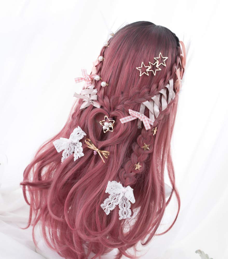 Harajuku Hime Lolita Everyday 75cm Style, Cut, Heat-resistant Wig, Semi-long, Gradient, Style, Cosplay, Party, Wear,