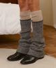 Biteoseljeu Tiny Knit Leg Warmer - Charcoal