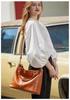 Women's Genuine Leather Large Capacity Crossbody Tote Bag - Top Layer Cowhide, New Style, High-End Shoulder Handbag for Commuting.
