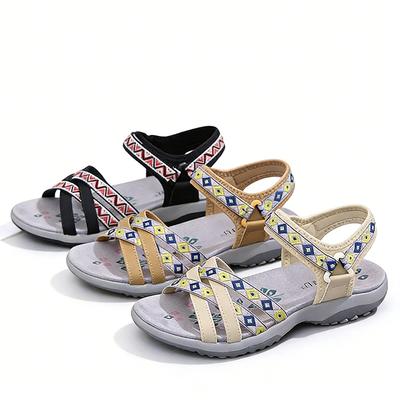 2026 Summer Shoes Women Sandals Holiday Flat Fashion Brand Ladies Sandals Soft Comfortable Plus Size 42