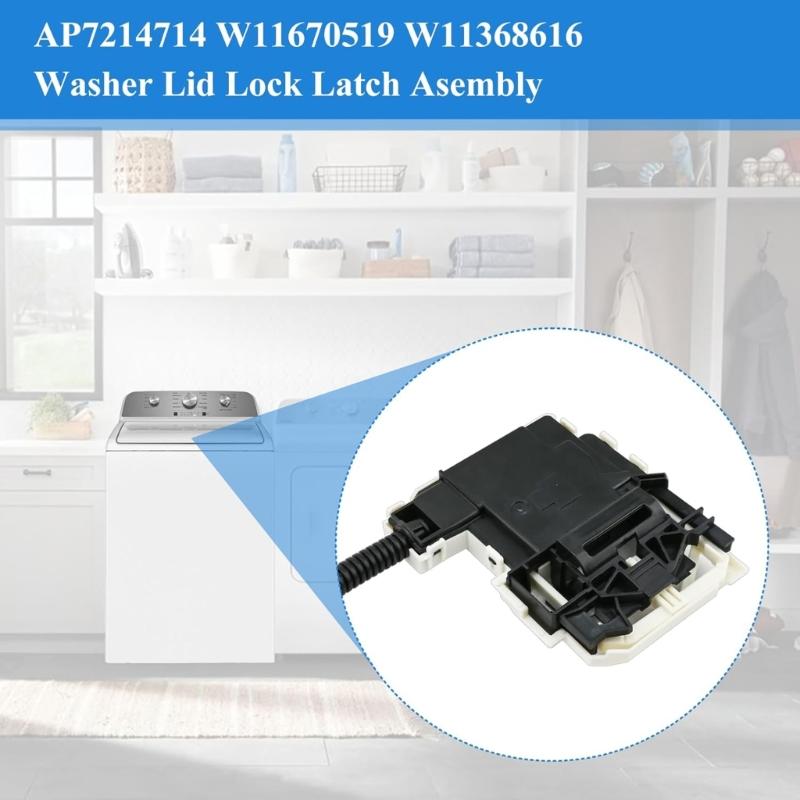 Washer Lid Lock Asembly WH08X32657 Clothes Washer Lid Lock Service Replacement Kits Clothes Washer Lid Lock Enduring