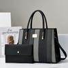 2pcs/set Luxury Designer Top-handle Bag for Women Tote Handbag Purse Large Capacity Womens PU Leather Crossbody Shoulder Bags