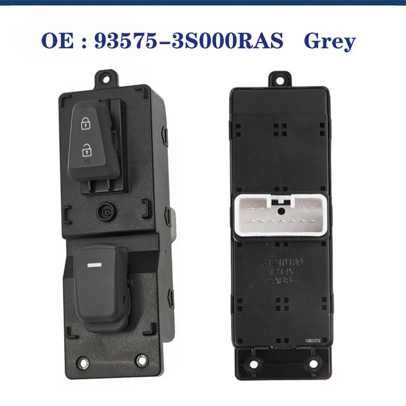 For Hyundai Sonata 2011 2012 2013 2014 Electric Power Window Lifter Control Switch Button 93570-3S000 Provide (Black/Beige/Grey)