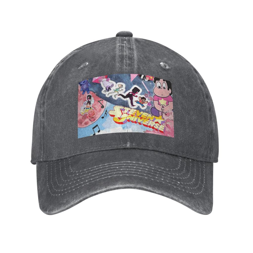 Steven Universe Washed Denim Cap Casual Baseball Caps Adjustable Hat Summer Unisex Baseball Hats