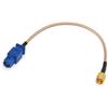 Vehicle Car GPS Antenna Adapter Cable SMA Male To Fakra C Male Blue Coaxial Pigtail Cable 15cm 6 Inch for Vehicle Truck SUV Car Stereo Head Unit