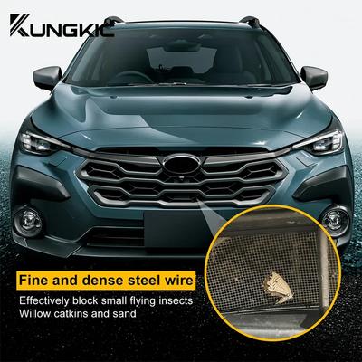 For 2024 2025 Subaru Crosstrek Front Grill Guard Grille Erts Mesh Air Inlet Vent Cover Bumper Grid Filter Accessories