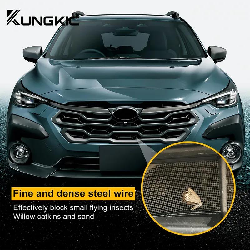 For  2024 2025 Subaru Crosstrek Front Grill Guard Grille erts Mesh Air Inlet Vent Cover Bumper Grid Filter Accessories