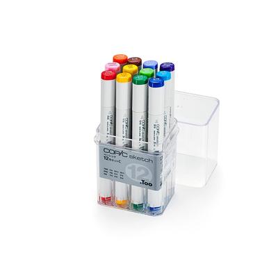 COPIC Sketch Βασικό Σετ 12 Χρωμάτων C - Μαρκαδόροι Εικονογράφησης για Καλλιτέχνες