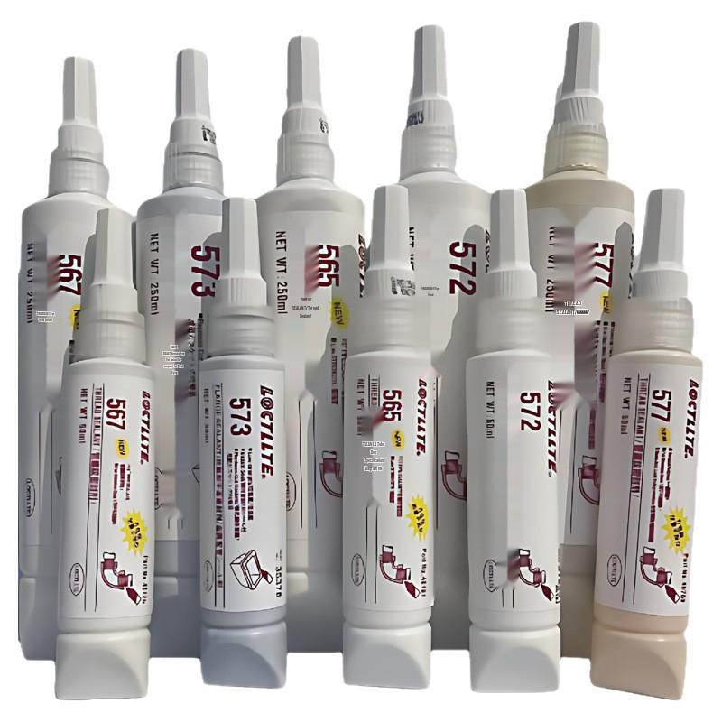565 Sellador de Roscas para Tuberías, 567 Sellador Líquido para Roscas, 572 Sellador para Automóviles, 574 Adhesivo de Súper Resistencia, 577