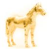 Thoroughbred 22ct Gold Plated British Animal Art Figurine Collection