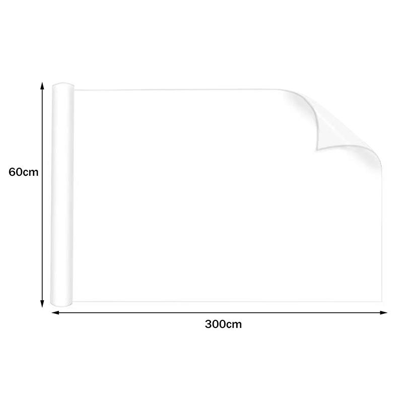 Elektrostatická samolepka na bílou tabuli Odnímatelná Opakovaně použitelná Vyučovací Graffiti Kreslicí tabule Domácí Pp Smazatelná bílá tabule