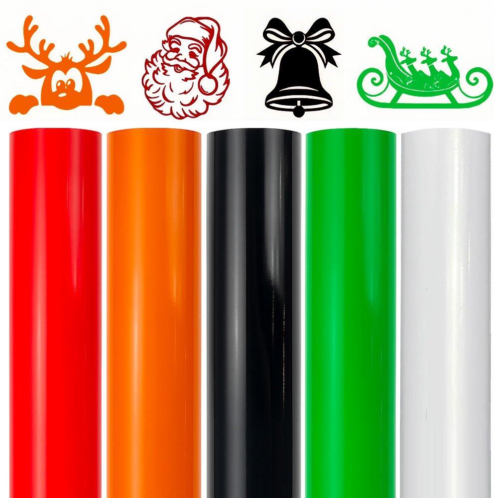 1Roll Permanent Adhesive Vinyl Film Waterproof DIY Home Sticker Car Decoration Scrapbooking and Sign Making Easy To Cut and Weed